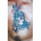 mão-montada em ferro fundido liner máquina de tatuagem e shader