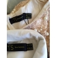 TS High End handgemaakte kralen Kant Half Sleeve Dress
