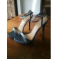 Silk Stiletto Heel Sandals Platform Wedding Shoes(More Colors)
