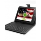 Super Protective Leather Keyboard case for 8 Inch Tablet PC/PAD (BLACK)