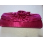 Gorgeous Shining Satin Shell With Applique Evening Handbags/ Clutches More Colors Available