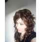 Capless Extra Long Synthetic Brown Curly Hair Wig