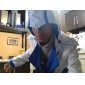 cosplay kostume inspireret af Assassins Creed iii Connor blå og hvid jakke
