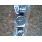 Elegante Reloj Pulsera Quartz Con Correa Negra de Cuero PU
