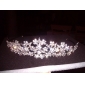 Alloy With Cubic Zirconia Wedding Tiara
