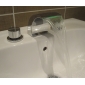 portato cascata contemporanea diffusa lavandino rubinetto del bagno (con finitura cromata)