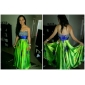 A-line Sweetheart Floor-length Printing Stretch Satin Evening Dress