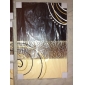 pintados à mão pintura a óleo com moldura abstracta esticado - conjunto de 5