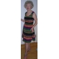 ts franja irregular vestido columpio