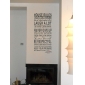 House Rules Art Words Wall Stickers