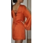 TS Shoulder Cut-out Sexy Backless Flutter Dress
