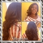 capless extra longo de alta qualidade natural olhar sintético marrom com peruca de cabelo preto encaracolado (tslr 9052 # 2)