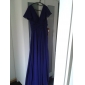 Chiffon Sheath/Column V-neck Floor-length Evening Dress inspired by Taylor Swift