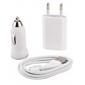3-in-1 Charger Kit for iPhone 4/4S & iPod (Apple 30 pin, EU Plug)