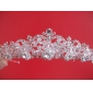 volledig met de hand gemaakt zirconia en strass bruids tiara