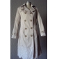 TS Embroidered Hem Long Coat
