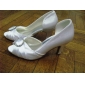 FELECIA - Peeptoe Hochzeit Pfennigabsatz Satin