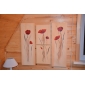 Hand-painted Abstract Oil Painting with Stretched Frame - Set of 4