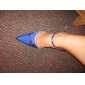raso tacco a spillo sandali punta a punta con le scarpe da sposa strass (altri colori)