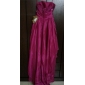 High Low A-line Strapless Taffeta And Sequin Evening/ Cocktail Dress