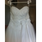 Ball Gown Sweetheart Tulle Chapel Train Wedding Dress inspired by Kate Huds in Bride Wars