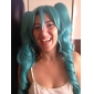 peruca cosplay inspirado vocaloid miku de imã