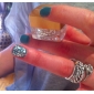 12 x mezclar colores brillo uv gel constructor de uñas de arte 8ml