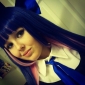 Culotte & stockage avec la perruque de stockage cosplay jarretelles