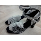 personalizzato glitter scintillanti con le scarpe da ballo delle prestazioni di stampa zebra