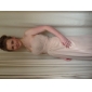 Sheath/Column Sweetheart Floor-length Chiffon Evening Dress With Criss Cross