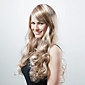 Capless extra langen synthetischen Goldblond mit Licht blonde lockige Haare Perücke