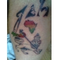 2 guns tatoveringen kit med dobbel utgang lcd makt og 54 fargeblekk