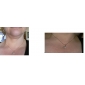 Shining Cubic Zirconia 14K Gold Plated Wedding Bridal Jewelry Set Including Necklace And Earrings