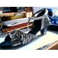 personalizzato glitter scintillanti con le scarpe da ballo delle prestazioni di stampa zebra
