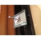 Color Changing LED Waterfall Bathroom Sink Faucet (Glass Spout)