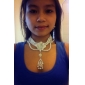 Luxurious Alloy Elegant Rhinestone Wedding Jewelry Set Including Tiara,Necklace,Earrings