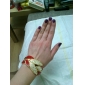 lentejuelas de las mujeres hoja brazalete pulsera