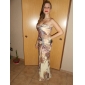 Trumpet/Mermaid Sweetheart Strapless Floor-length Chiffon Beading Split Front Ruching Evening Dress