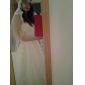 One-tier Cathedral Wedding Veils With Lace Applique Edge