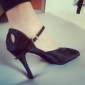mulheres de cetim personalizadas de tornozelo tira Latina / salão sapatos de desempenho (mais cores)