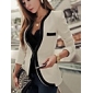 Slim Blazer Dames met Piping Detail