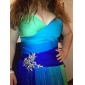 Sheath/Colum Sweetheart Floor-length Chiffon Evening Dress