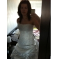NEEA - Robe de Mariée Satin Dentelle - Châle Inclus