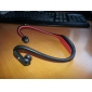 nieuwe nekband stereo draadloze bluetooth headset hoofdtelefoon voor de mobiele telefoon (rood) (goede prijs-kwaliteitverhouding)