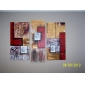 Hand-painted Abstract Oil Painting with Stretched Frame - Set of 3