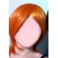 Capless Chin Length Synthetic Golden Brown Bob Style Hair Wig