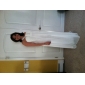 Empire One Shoulder Floor-length Chiffon Over Elastic Satin Bridesmaid/Wedding Party Dress 