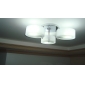 Lámpara Chandelier Acrílica Cromada con 3 Bombillas - BROWARD