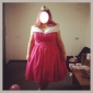 A-line Princess V-neck Knee-length Chiffon Bridesmaid Dress 