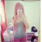 peruca cosplay inspirado vocaloid Megurine Luka